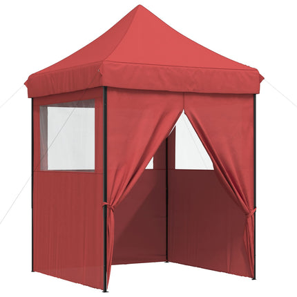 Partytält Vinröd 200 x 200 x 306 cm Oxford Tyg