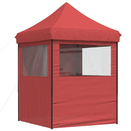 Partytält Vinröd 200 x 200 x 306 cm Oxford Tyg