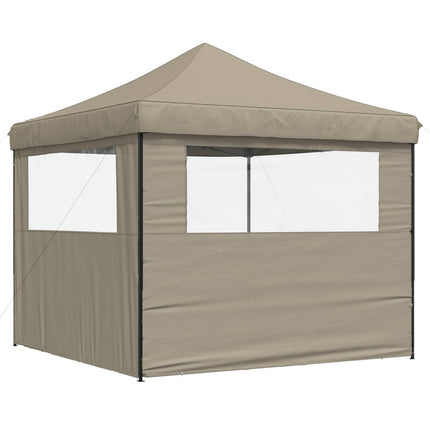 Partytält Taupe 292 x 292 x 315 cm Oxford Tyg