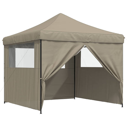 Partytält Taupe 292 x 292 x 315 cm Oxford Tyg