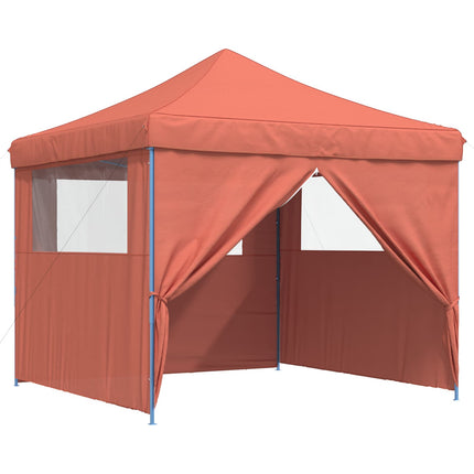 Partytält 292 x 292 x 315 cm Terracotta Oxford Tyg