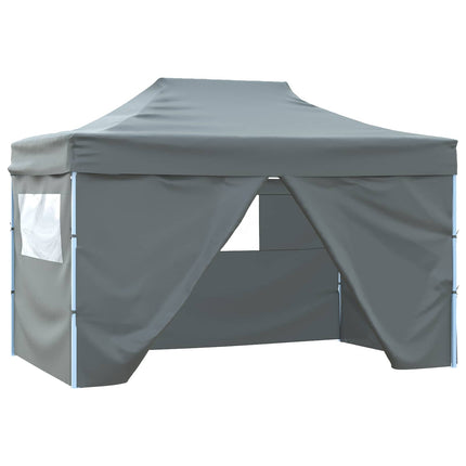 Partytält Antracit 280 x 410 x 315 cm Oxford Tyg