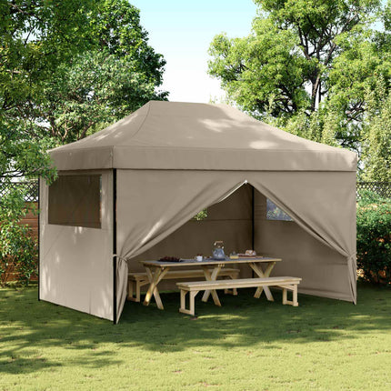 Partytält Taupe 279 x 410 x 315 cm Oxford Tyg