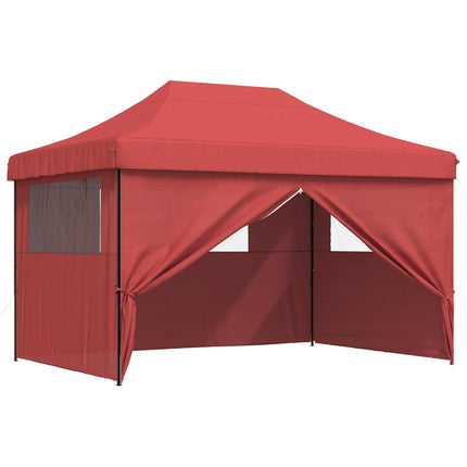 Partytält Vinröd 279 x 410 x 315 cm Oxford Tyg