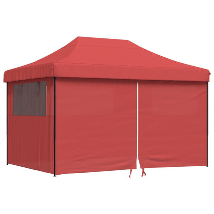 Partytält Vinröd 279 x 410 x 315 cm Oxford Tyg