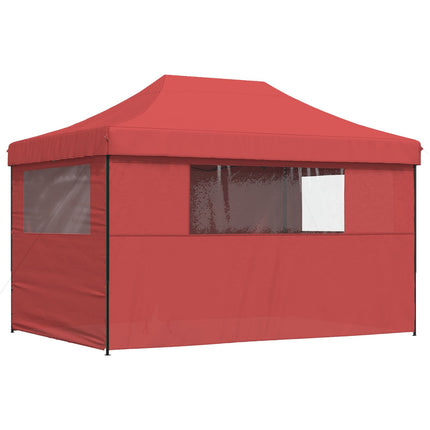 Partytält Vinröd 279 x 410 x 315 cm Oxford Tyg