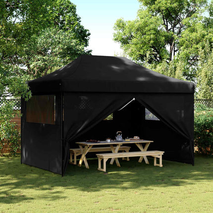 Partytält Svart 279 x 410 x 315 cm Oxford Tyg