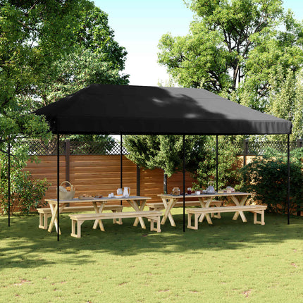 Partytält Svart 292 x 580 x 315 cm Oxford Tyg