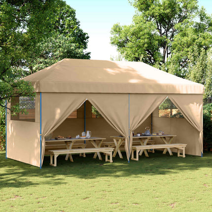 Partytält Beige 292 x 580 x 315 cm Oxford Tyg