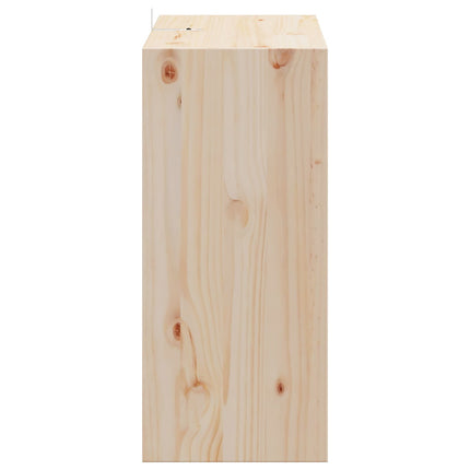 Vinställ 2 st Naturfärg 56 x 25 x 56 cm Massiv furu