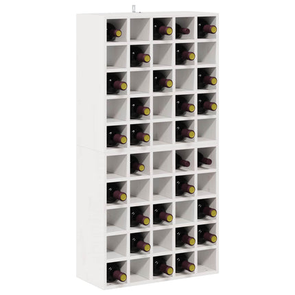 Vinställ 2 pcs Vit 56 x 25 x 56 cm Massiv furu