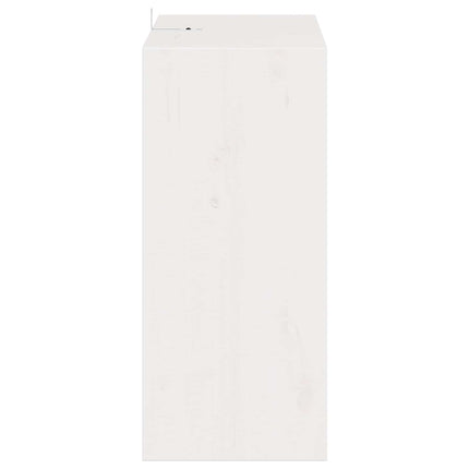 Vinställ 2 pcs Vit 56 x 25 x 56 cm Massiv furu