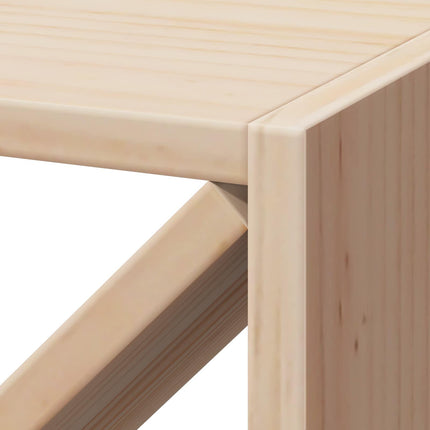 Vinställ 2 pcs Naturfärg 62 x 25 x 62 cm Massiv furu