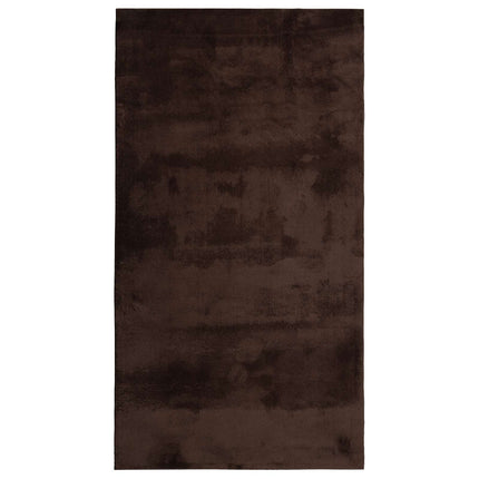 Mellanhög mjuk och tvättbar matta HUARTE Brun 60 x 110 cm