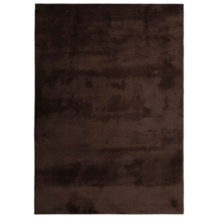 Mellanhög mjuk och tvättbar matta HUARTE Brun 170 x 120 cm