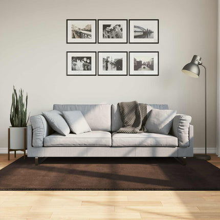 Mellanhög mjuk och tvättbar matta HUARTE Brun 200 x 140 cm