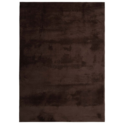 Mellanhög mjuk och tvättbar matta HUARTE Brun 340 x 240 cm