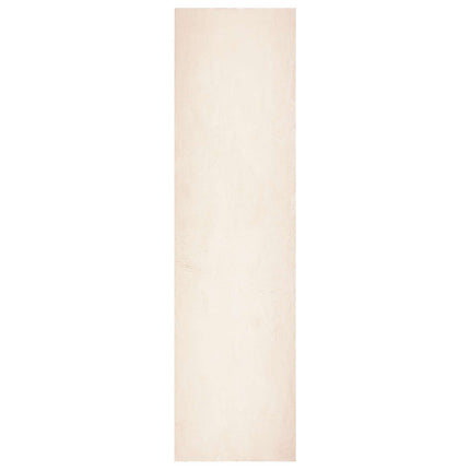Mellanhög mjuk och tvättbar matta HUARTE Beige 80 x 300 cm