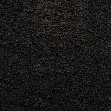 Mellanhög mjuk och tvättbar matta HUARTE Svart 750 x 80 cm