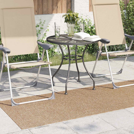Områdesmattor Rektangulär AGIRA Naturfärg 200 x 80 cm Polyester