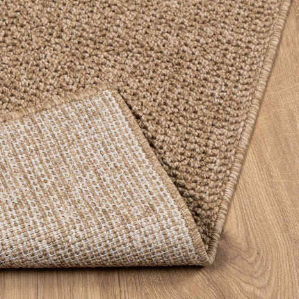 Områdesmattor Fyrkantig AGIRA Naturfärg 200 x 200 cm Polyester