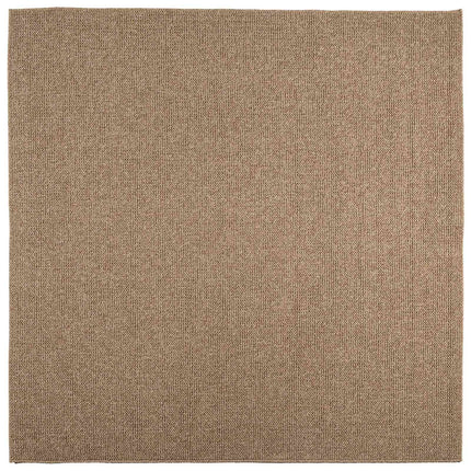 Områdesmattor Fyrkantig AGIRA Naturfärg 200 x 200 cm Polyester