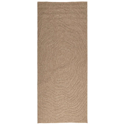 Områdesmattor Moiré AGIRA Naturfärg 200 x 80 cm Polyester