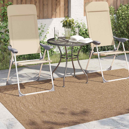 Områdesmattor Moiré AGIRA Naturfärg 200 x 140 cm Polyester