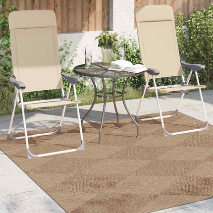 Områdesmattor Fyrkantig AGIRA Naturfärg 200 x 200 cm Polyester