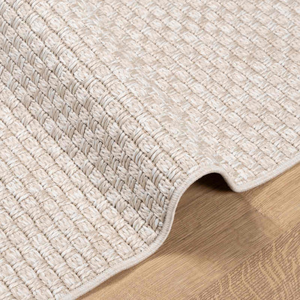 Områdesmattor Rektangulär FARO Kräm 340 x 240 cm Polyester