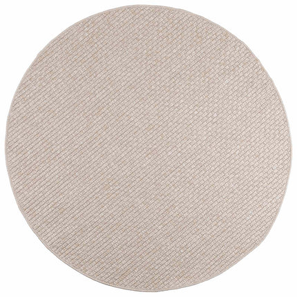Områdesmattor Rund FARO Kräm Ø 200 CM Polyester