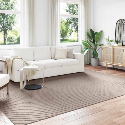 Områdesmattor Rektangulär PALMERAS Beige 280 x 200 cm Polyester
