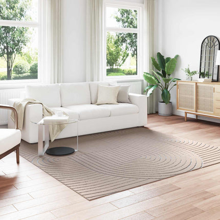 Områdesmattor Fyrkantig PALMERAS Beige 240 x 240 cm Polyester