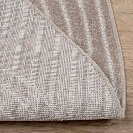 Områdesmattor Rund PALMERAS Beige Ø 200 CM Polyester