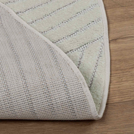 Områdesmattor Rund PALMERAS Grön Ø 160 CM Polyester