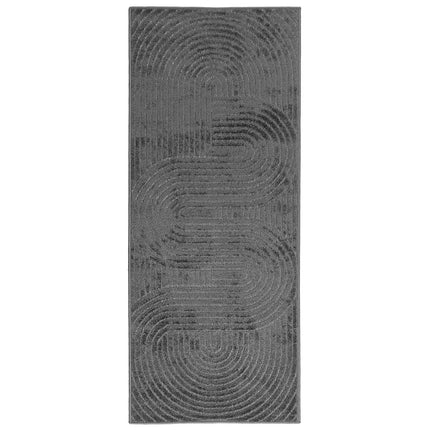 Områdesmattor PALMERAS Antracit 200 x 80 cm Polyester