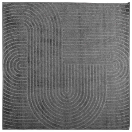 Områdesmattor Fyrkantig PALMERAS Antracit 200 x 200 cm