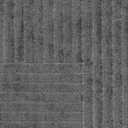 Områdesmattor Rund PALMERAS Antracit Ø 200 CM Polyester