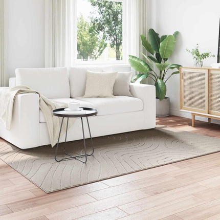 Områdesmattor Rektangulär PALMERAS Kräm 230 x 160 cm Polyester