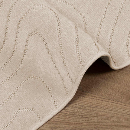 Områdesmattor Rektangulär PALMERAS Beige 120 x 170 cm Polyester