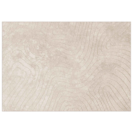 Områdesmattor Rektangulär PALMERAS Beige 140 x 200 cm Polyester