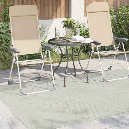 Områdesmattor Rektangulär PALMERAS Grön 120 x 170 cm Polyester