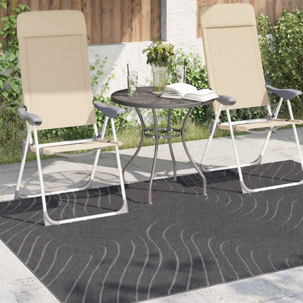 Områdesmattor PALMERAS Antracit 200 x 140 cm Polyester