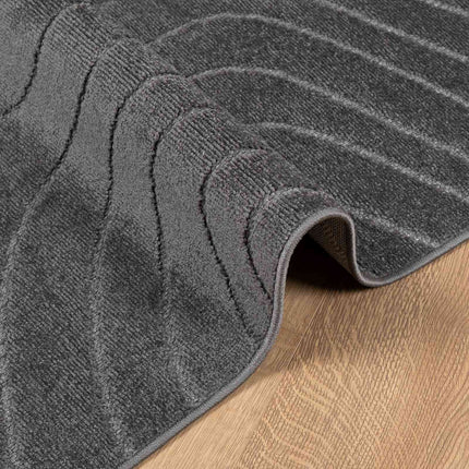 Områdesmattor PALMERAS Antracit 340 x 240 cm Polyester