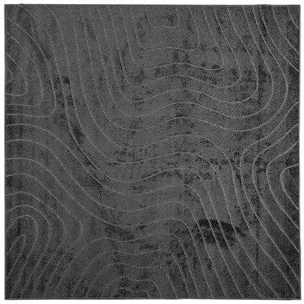 Områdesmattor Fyrkantig PALMERAS Antracit 120 x 120 cm