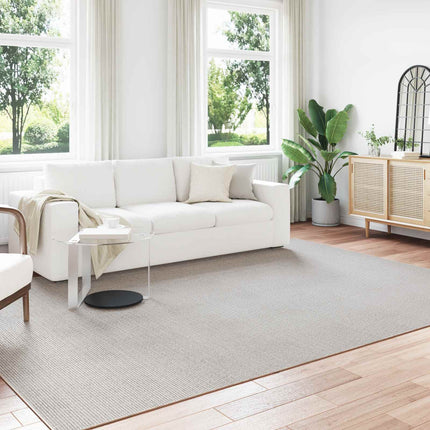Områdesmattor Rektangulär LUGO Kräm 340 x 240 cm Polyester