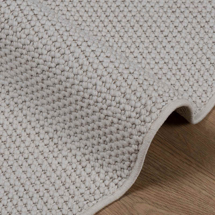 Områdesmattor Rund LUGO Kräm Ø 160 CM Polyester