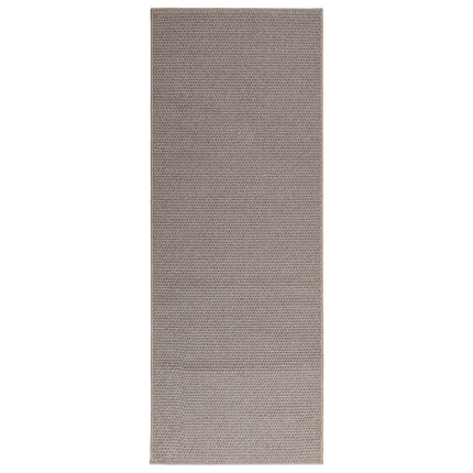 Områdesmattor Rektangulär LUGO Taupe 80 x 200 cm Polyester