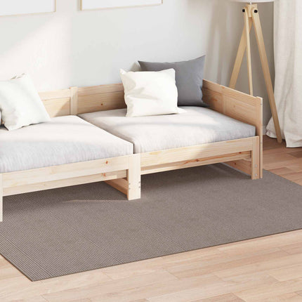 Områdesmattor Rektangulär LUGO Taupe 120 x 170 cm Polyester