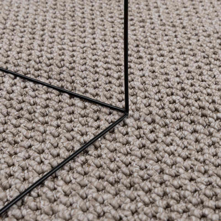 Områdesmattor Rektangulär LUGO Taupe 160 x 230 cm Polyester